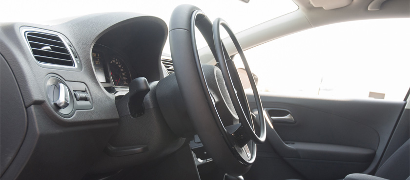 Gas ring over the steering wheel KS